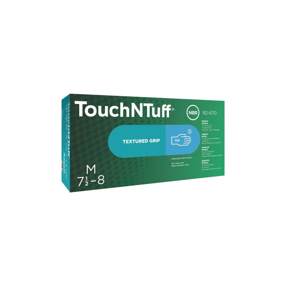 Ansell Healthcare Europe s.a/n.v. Engångshandskar Ansell Touchntuff 92-670 blå str. 7 (förp. 1...