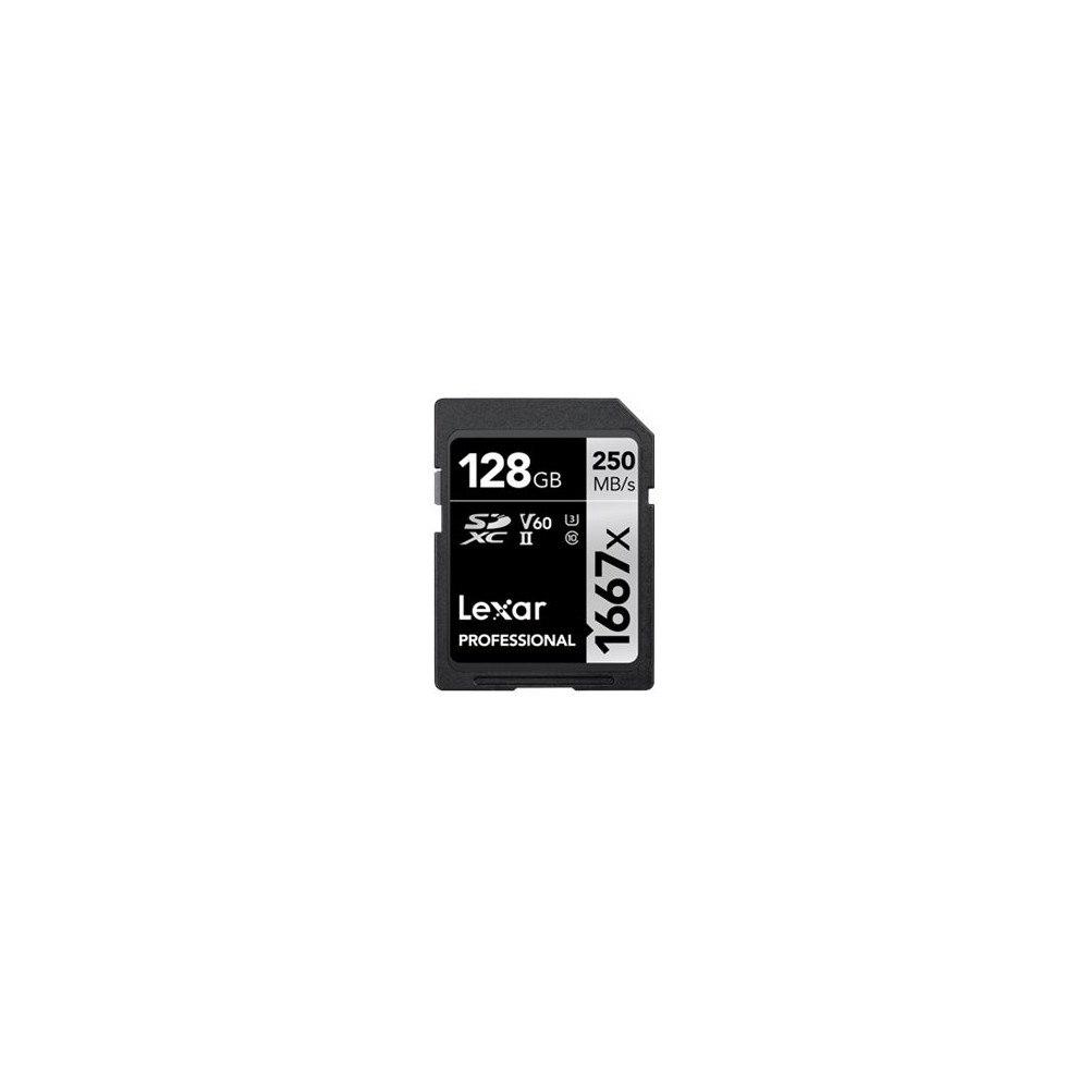 LEXAR Lexar Professional - flash-minneskort - 128 GB - SDXC UHS-II