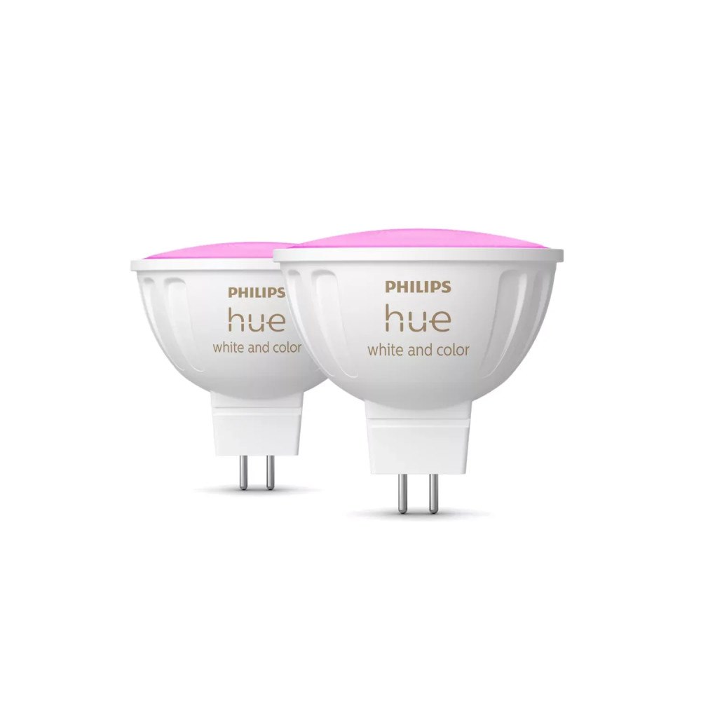Philips Philips Hue White and Color Ambiance - LED-spotlight - form: MR16 - GU5.3 - 6.3 W - flerfärgad/varmt till kallt vitt lju...