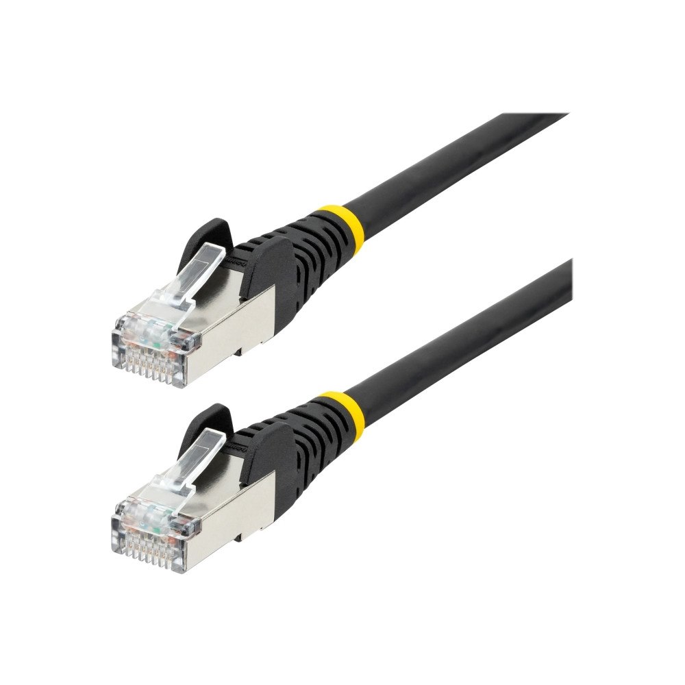 StarTech.com StarTech.com 3m CAT6a Ethernet Cable - Black - Low Smoke Zero Halogen (LSZH) - 10GbE 500MHz 100W PoE++ Snagless RJ-45 w/...