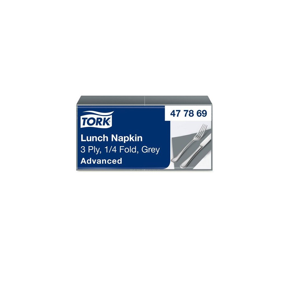 TORK Servett TORK Lunch 3-lags grå 150/fp