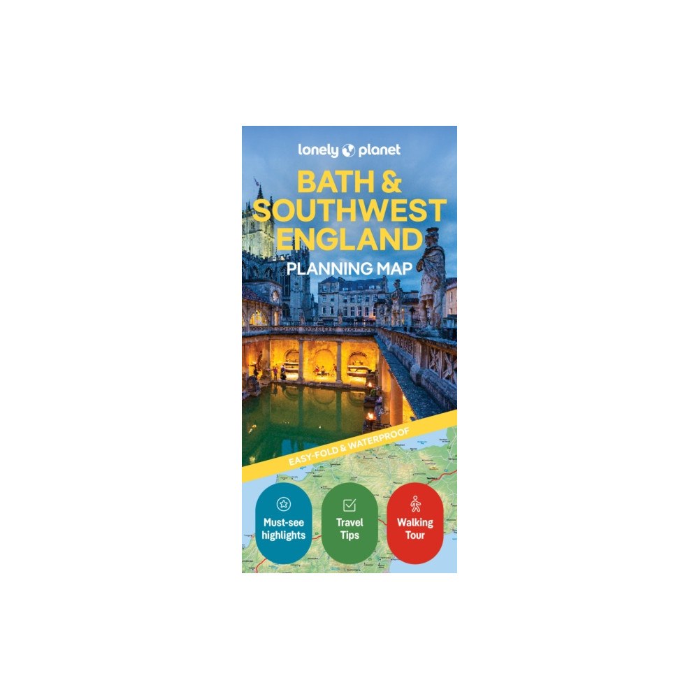 Lonely Planet Global Limited Lonely Planet Bath & Southwest England Planning Map