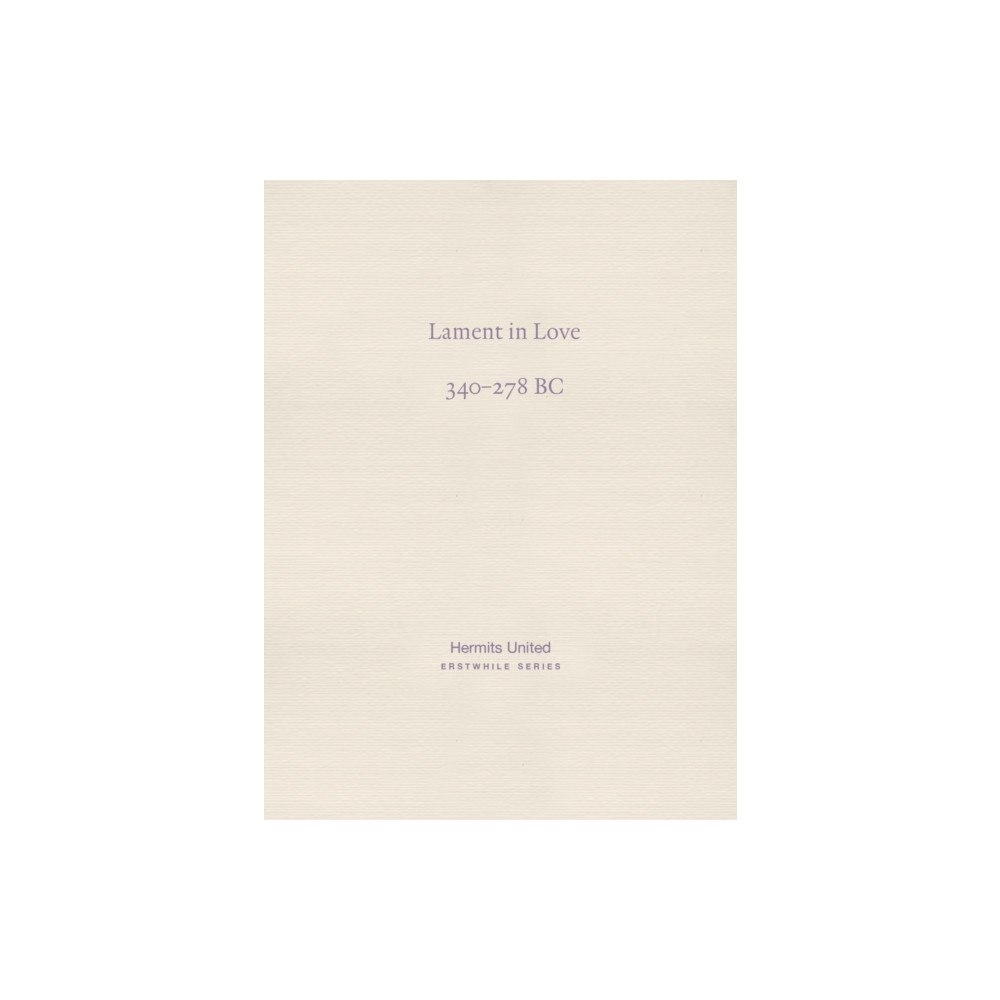 Hermits United Lament in Love (häftad, eng)