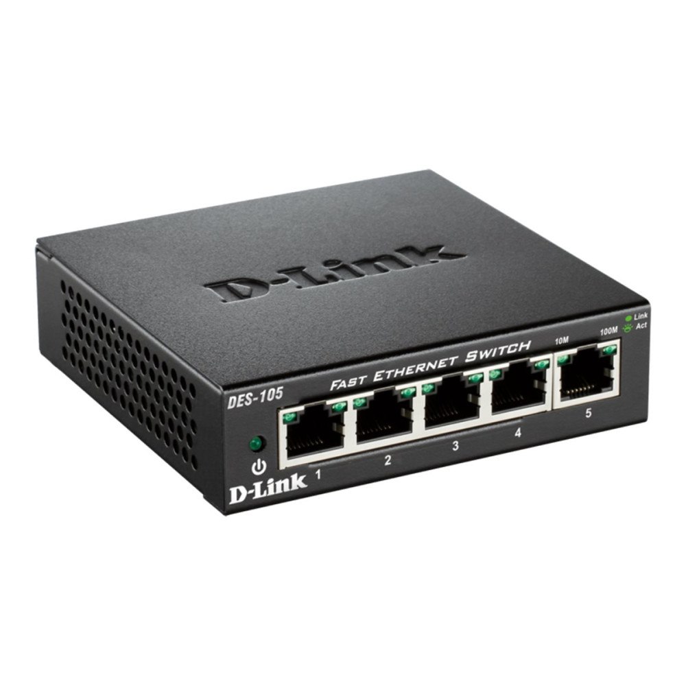 D-Link D-Link DES 105 - switch - 5 portar