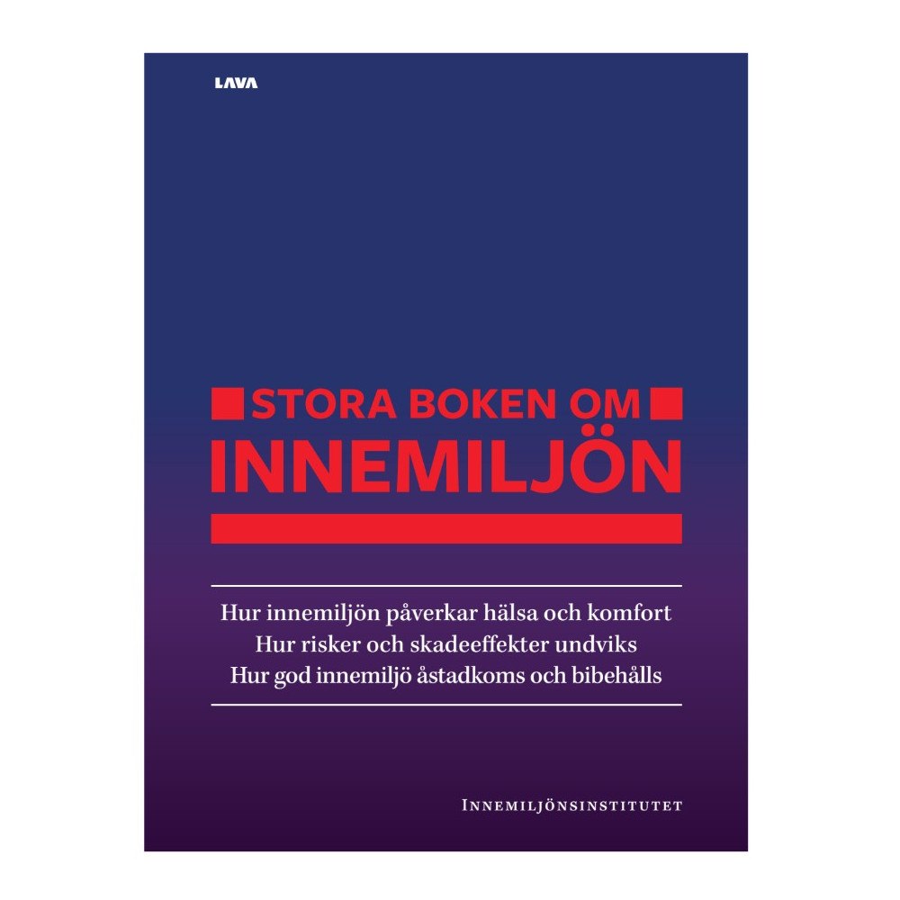 Ulf Regnholt Stora boken om innemiljö (bok, storpocket)