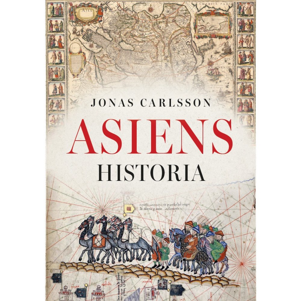 Jonas Carlsson Asiens historia (bok, danskt band)