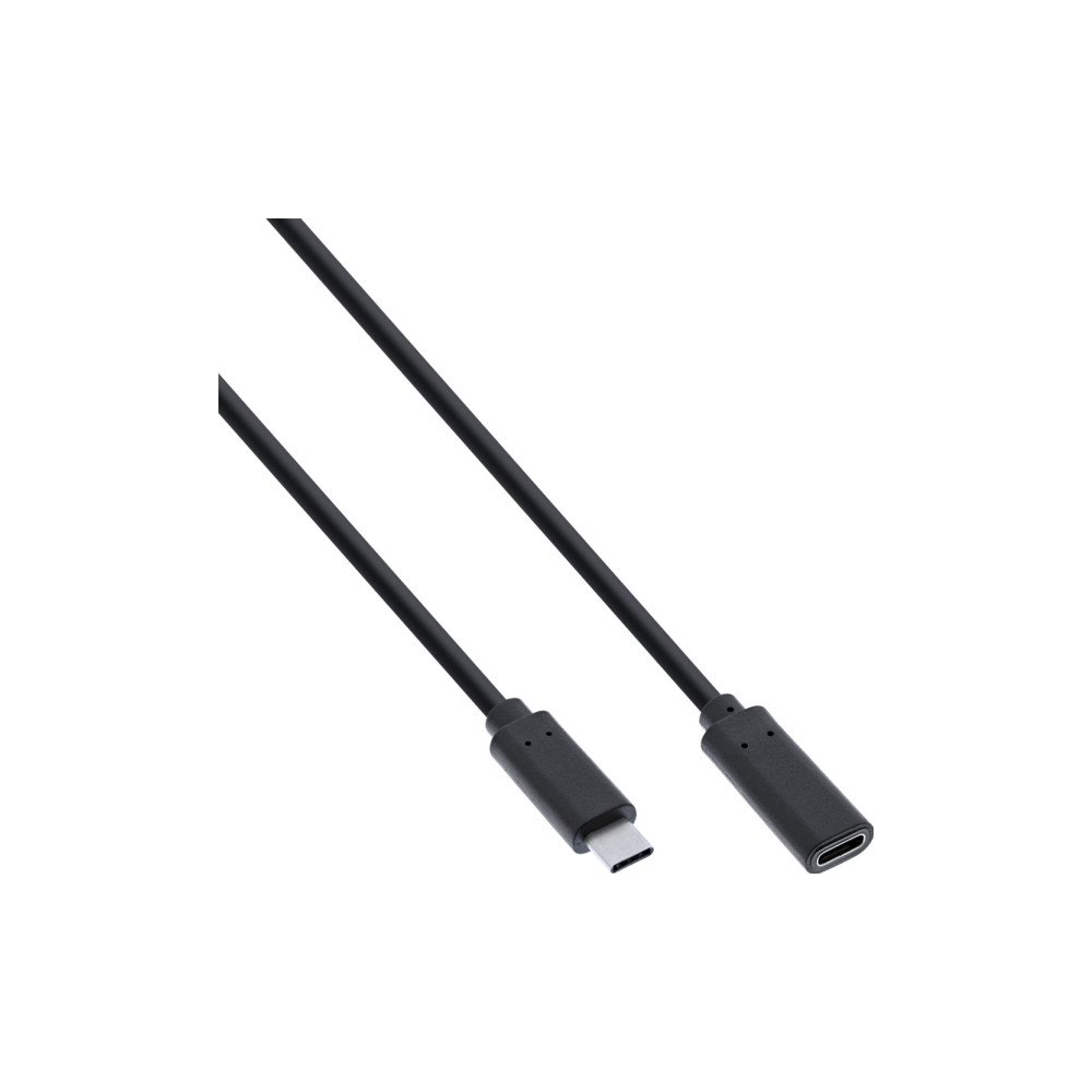 Inline InLine - USB typ C-förlängningskabel - 24 pin USB-C till 24 pin USB-C - 2 m