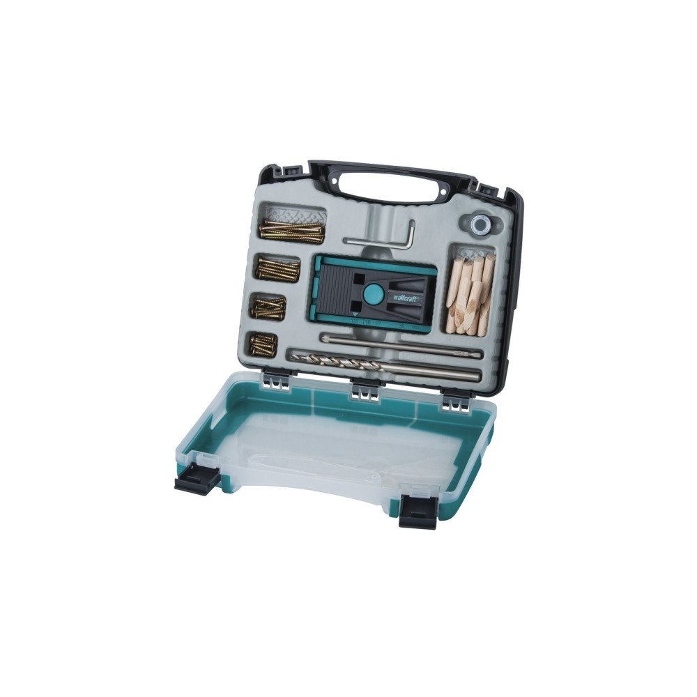 wolfcraft wolfcraft GmbH 4642000, Pluggborrjigg, set, 1 styck, Sexkant...