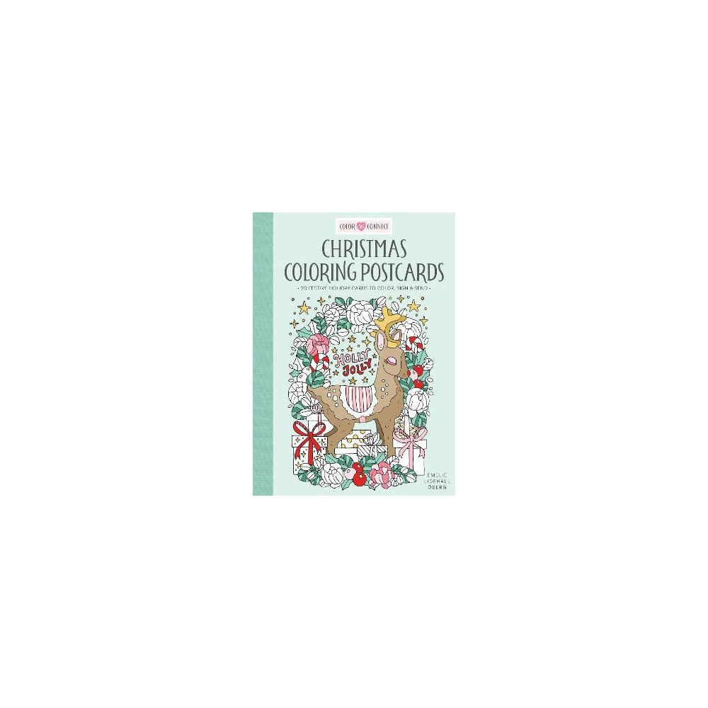 Emelie Lidehäll Öberg Christmas Coloring Postcards: 20 Festive Holiday Cards to Color, Sign, and Send (häftad, eng)