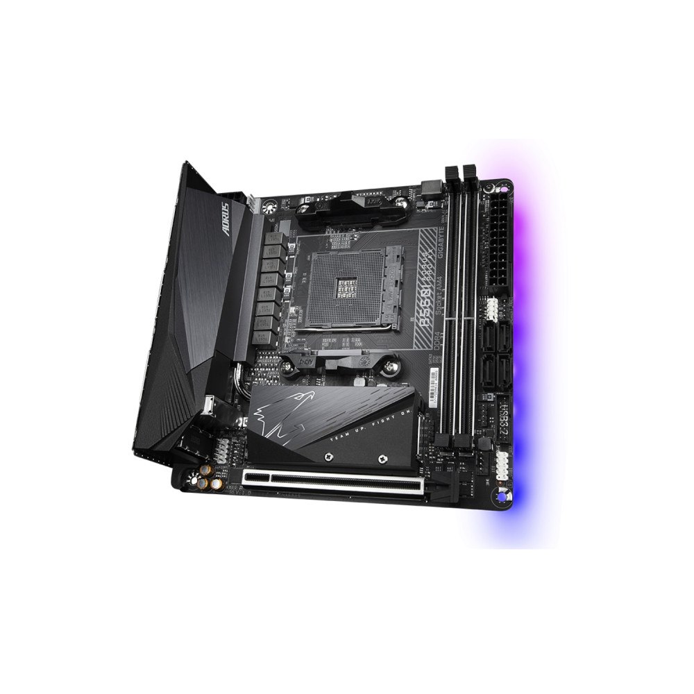 Gigabyte Technology Gigabyte B550I AORUS PRO AX - 1.0 - moderkort - mini ITX - Socket AM4 - AMD B550