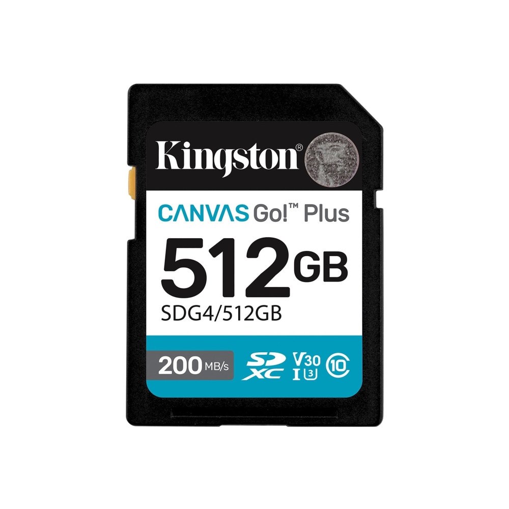 Kingston Technology Kingston Canvas Go! Plus - flash-minneskort - 512 GB - SDXC UHS-I