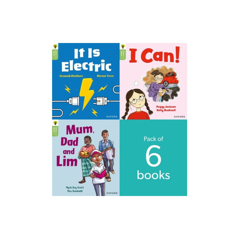 Oxford University Press Oxford Reading Tree Green Sparks: level 1+ LEVEL 1+ PACK of 6 (häftad, eng)