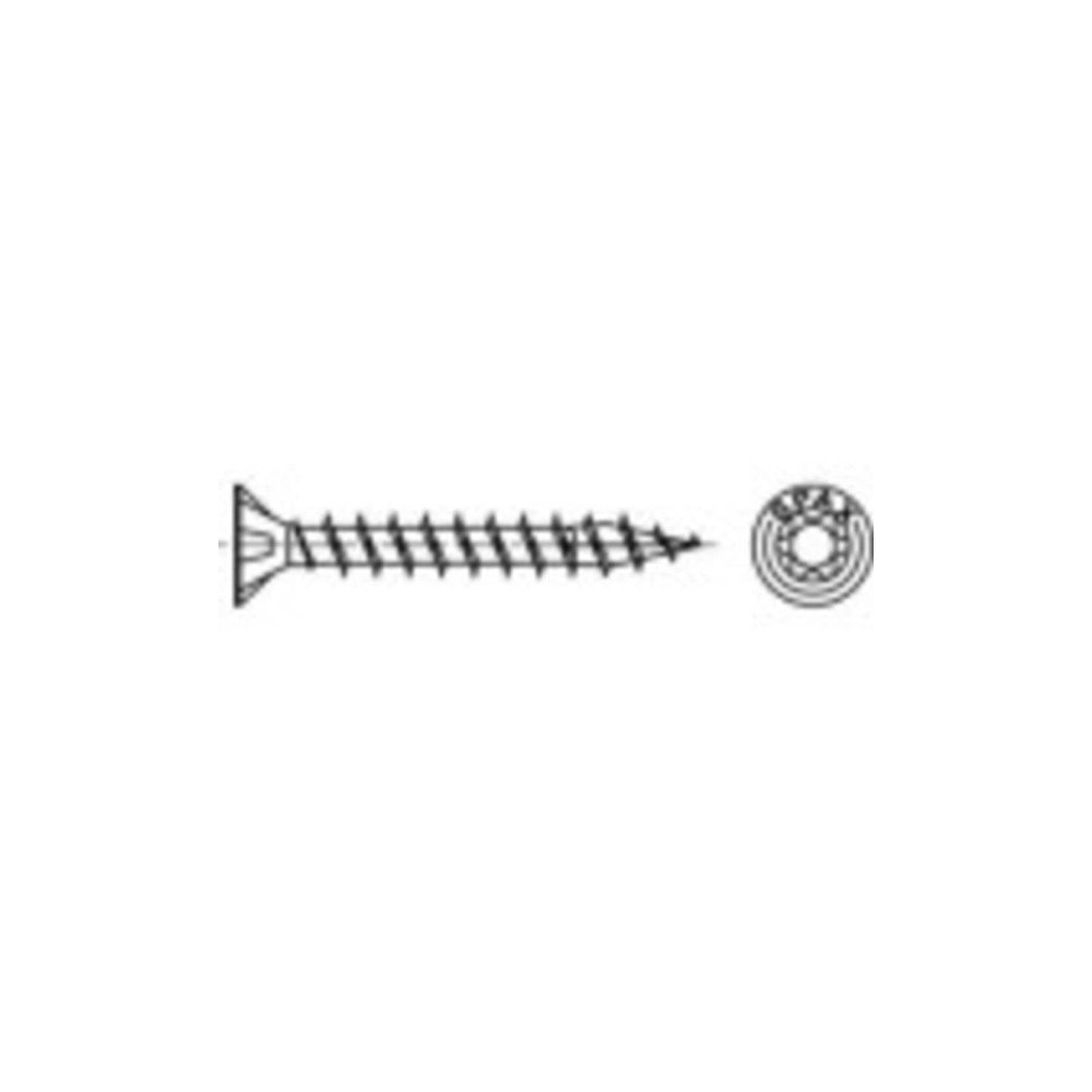 Spax SPAX 1197000400203 Sänksänkta skruvar 4 mm 20 mm T-profil 88...