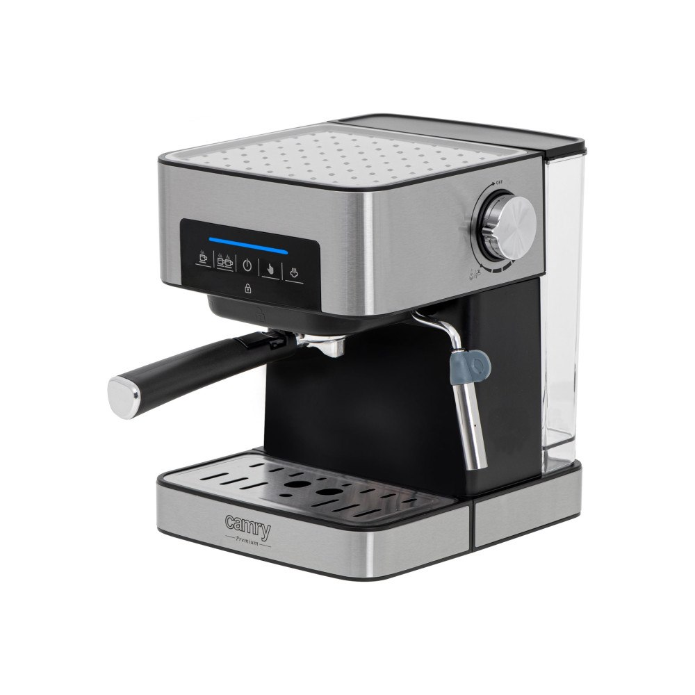 Camry Camry Premium CR 4410 - kaffemaskin med mjölkskummare - 15 bar - silver