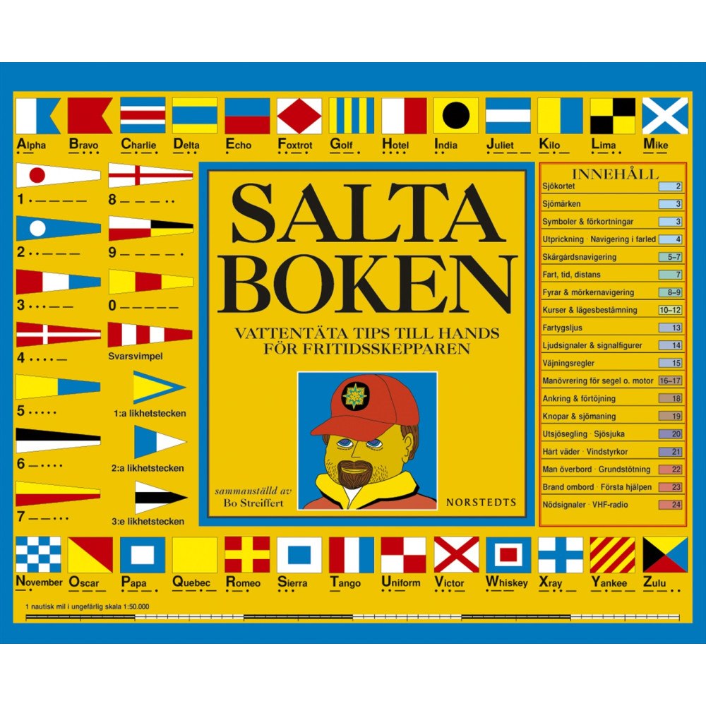 Bo Streiffert Salta boken : Vattentäta fakta till hands för fritidsskepparen (bok, spiral)