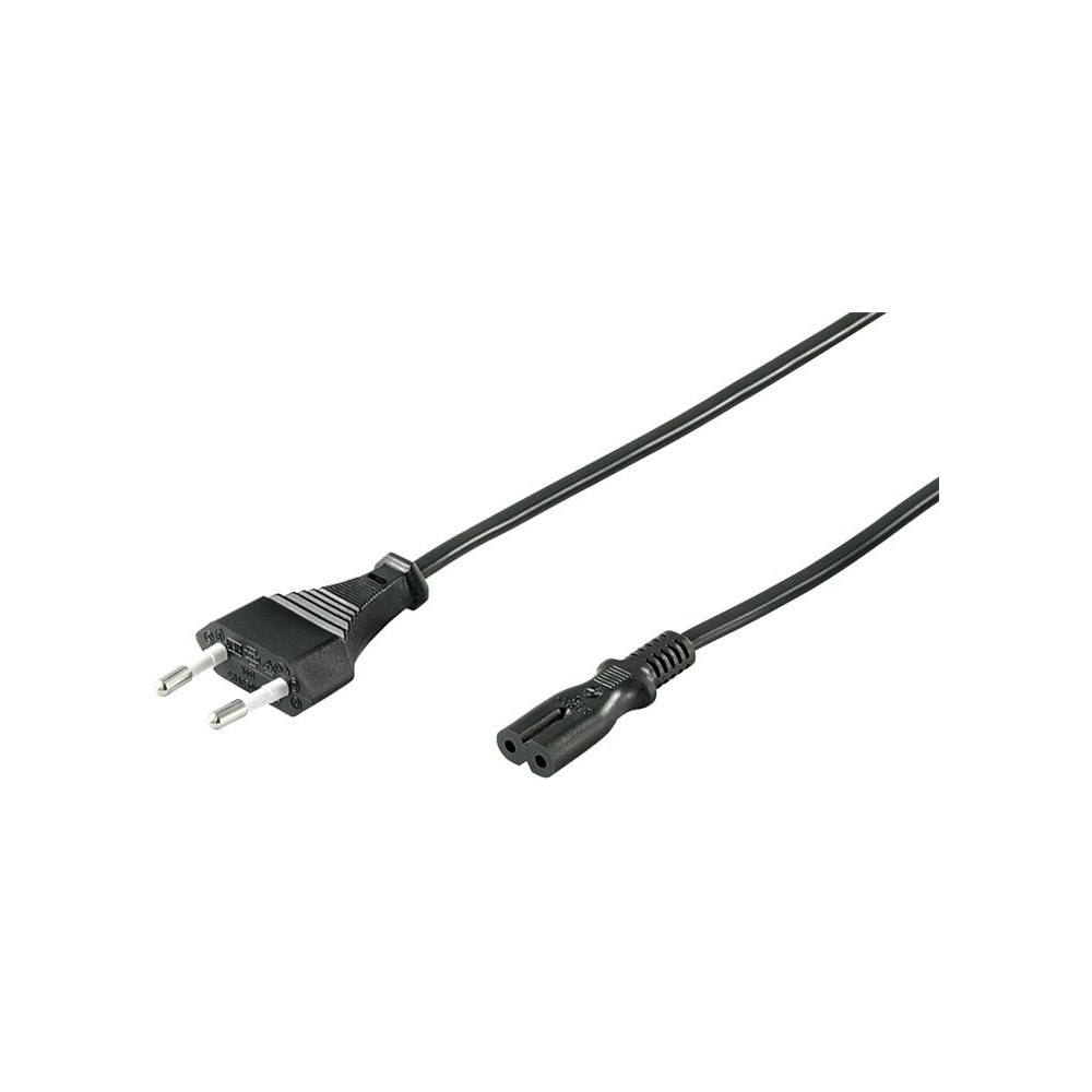Goobay goobay NK 104 S - strömkabel - Eurokontakt till power IEC 60320 C7 - 3 m