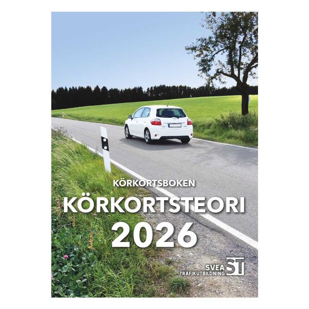 Svea Trafikutbildning Körkortsboken Körkortsteori 2026 (häftad)