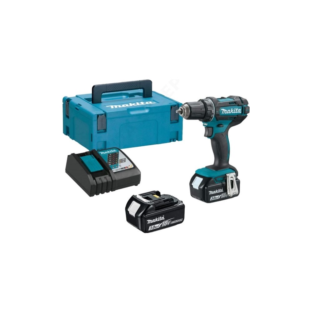 Makita Makita DDF482RFJ - borr/drivare - sladdlös - 2 hastigheter - 2 batterier