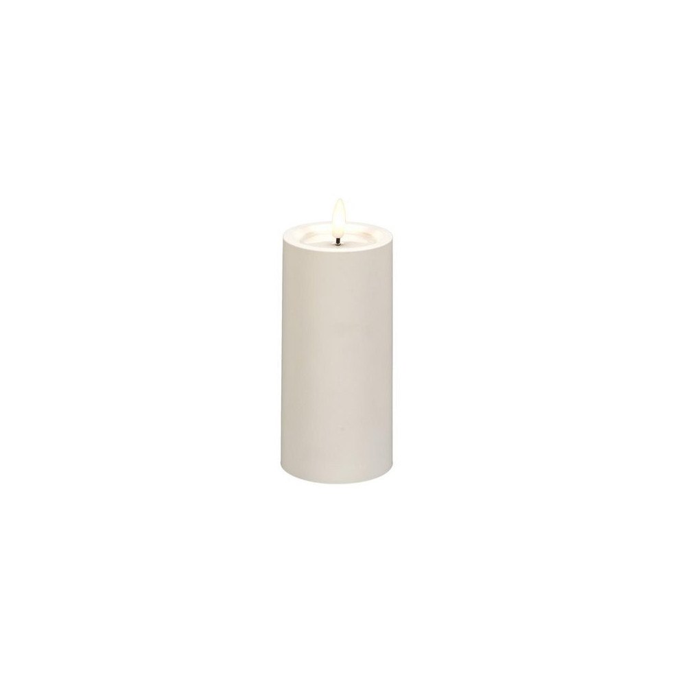 KONSTSMIDE Blockljus KONSTSMIDE LED timer vit 15cm
