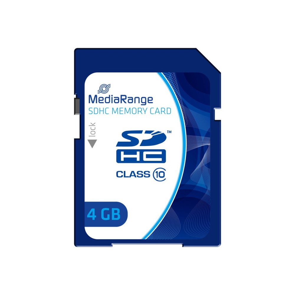 MediaRange MediaRange - flash-minneskort - 4 GB - SDHC