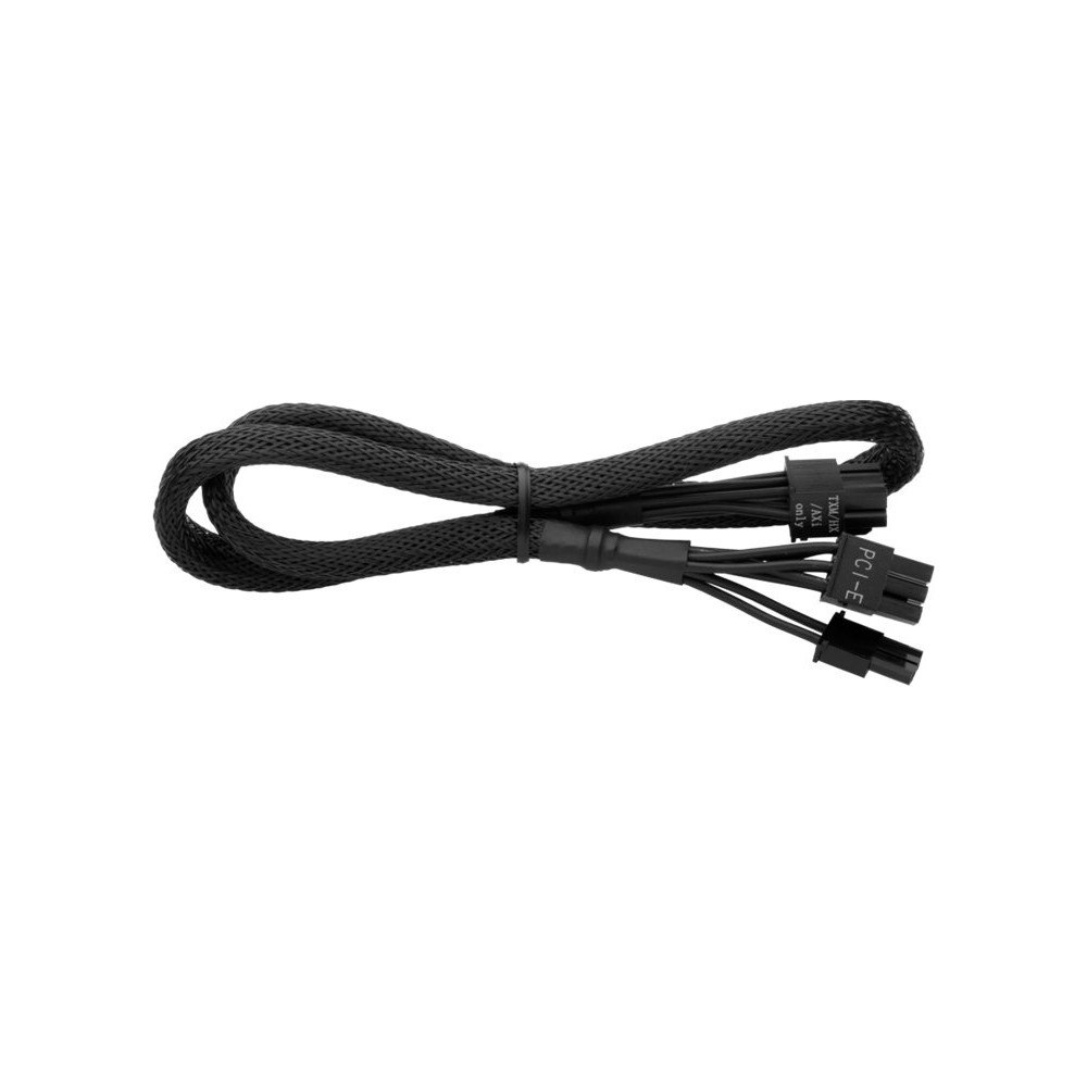 Corsair CORSAIR Sleeved (Type 3) - strömkabel - 8-stifts PCIe-ström (6+2)