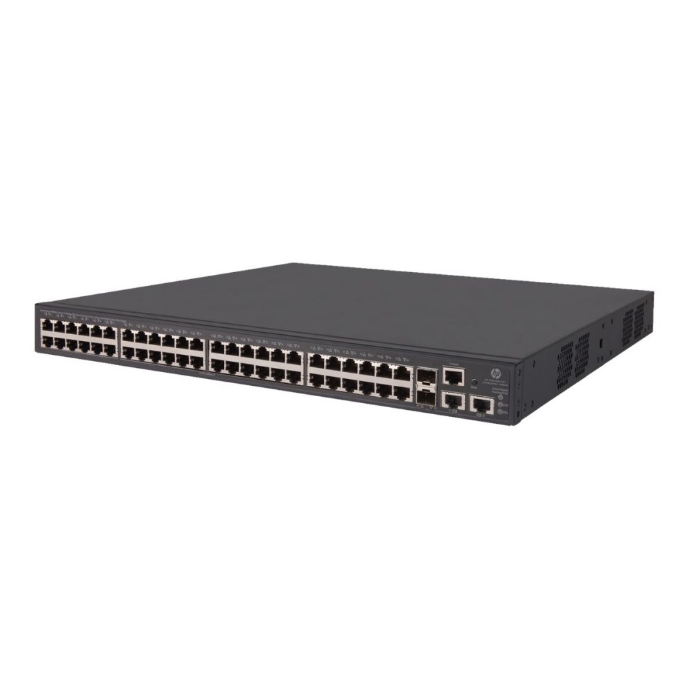 Hewlett Packard Enterprise HPE 1950-48G-2SFP+-2XGT-PoE+ - switch - 48 portar - Administrerad - rackmonterbar