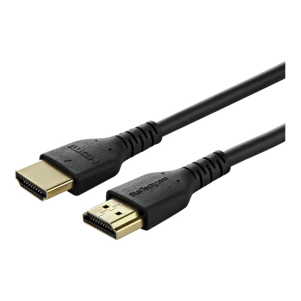 StarTech.com StarTech.com Premiumcertifierad HDMI 2.0-kabel på 2 m med Ethernet - Hållbar höghastighets UHD 4K 60 Hz HDR - Robust M/M...
