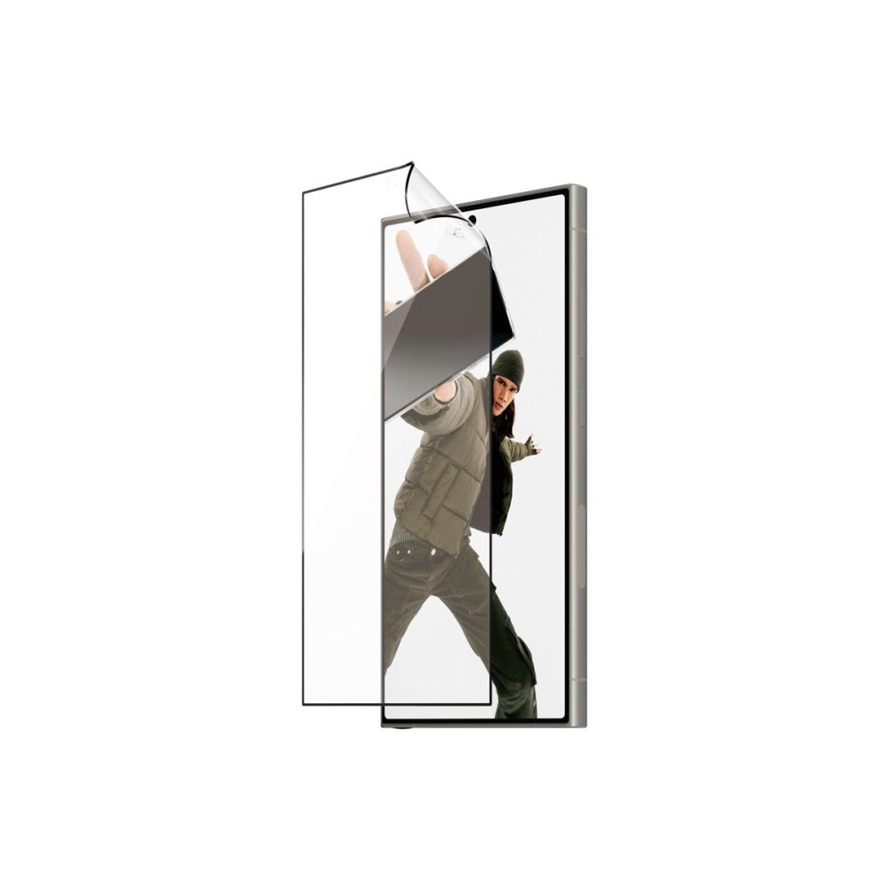 PanzerGlass PanzerGlass Matrix - skärmskydd för mobiltelefon - med D3O, ultrabred passning med AlignerKit