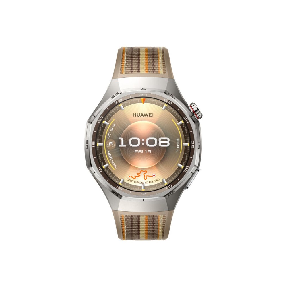 Huawei Huawei Watch GT 6 Pro - titanium alloy - smart klocka med rem - brun - brun