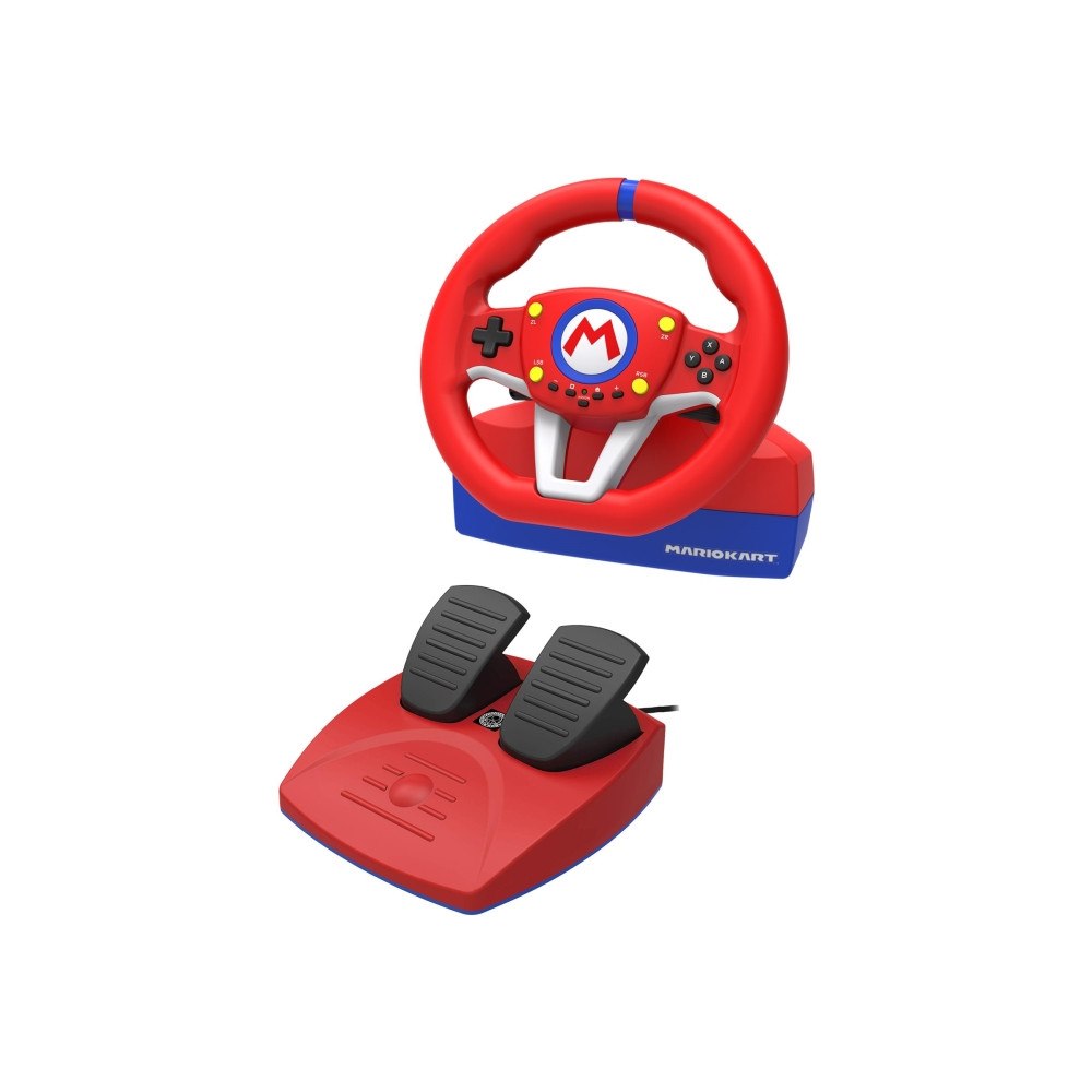 Hori HORI Mario Kart Racing Wheel Pro Mini - ratt- och pedaluppsättning - kabelansluten