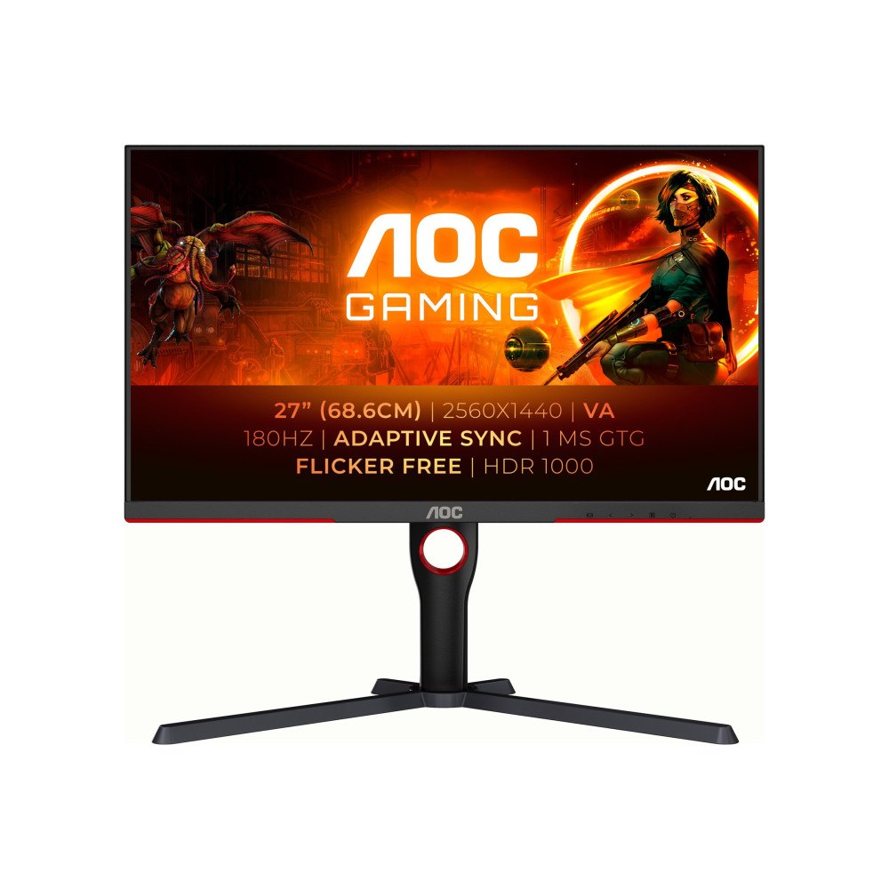 AOC AOC Gaming Q27G3XMN/BK - LED-skärm - QHD - 27" - HDR