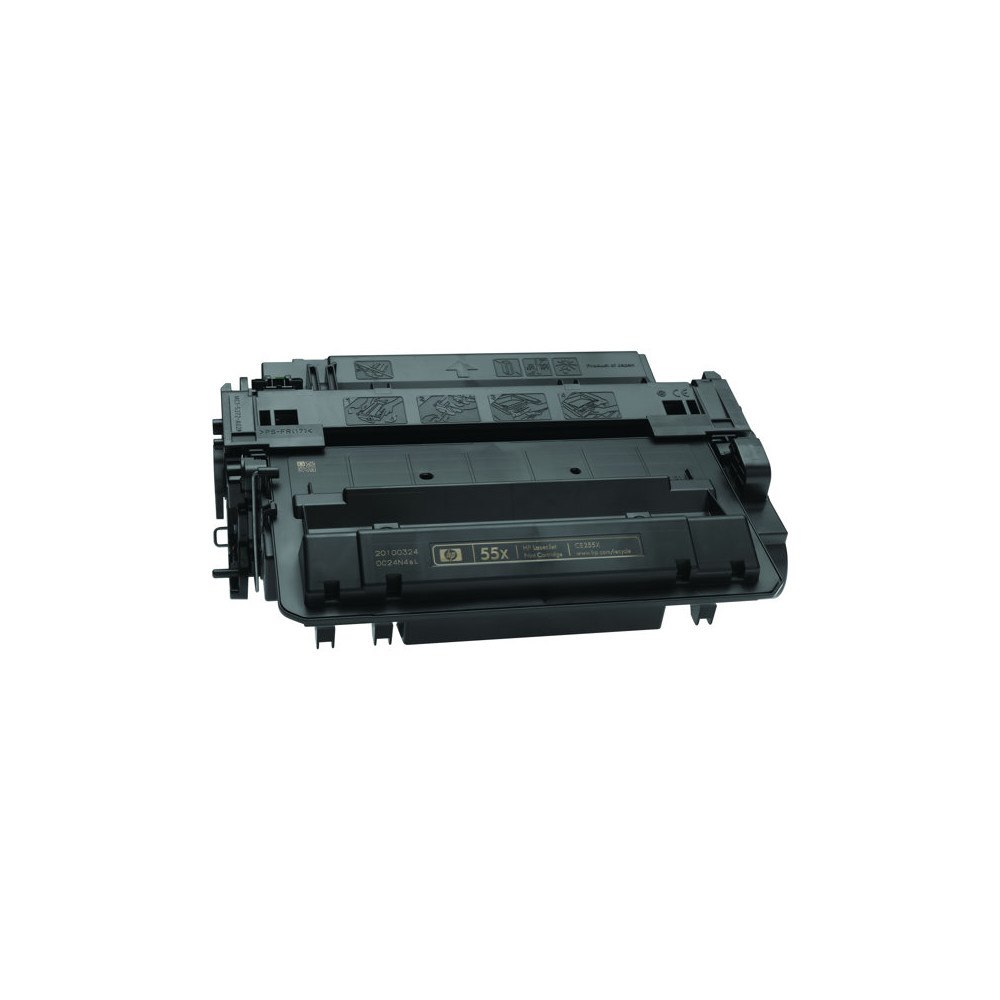 HP HP 55X - 2-pack - Lång livslängd - svart - original - LaserJet - tonerkassett (CE255XD)
