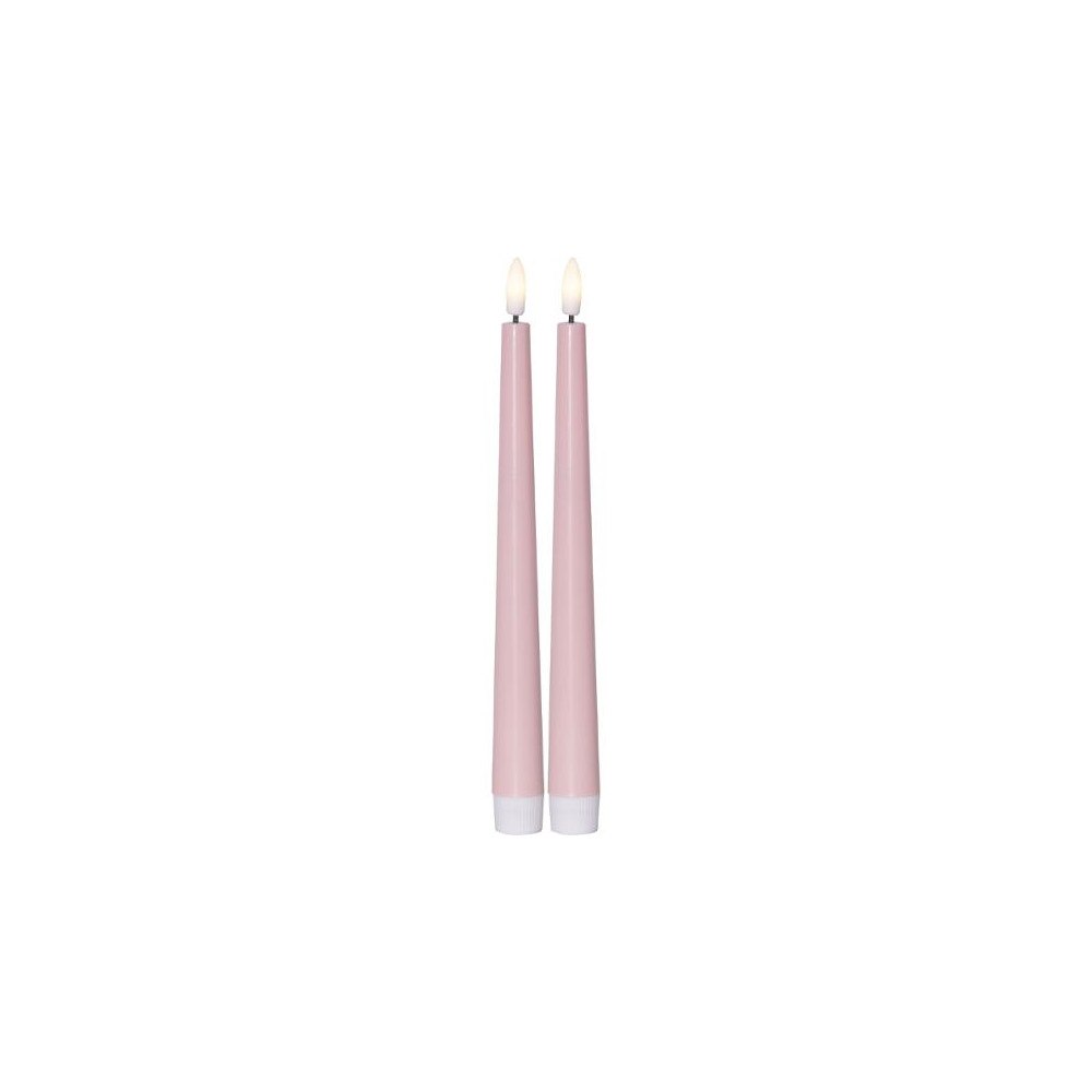 STAR TRADING Antikljus STAR T Candy LED rosa 2/fp