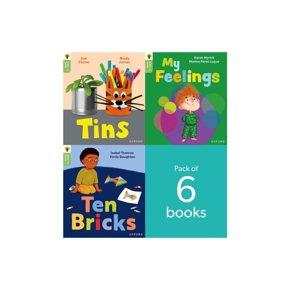 Oxford University Press Oxford Reading Tree Green Sparks: Level 1 LEVEL 1 PACK of 6 (häftad, eng)