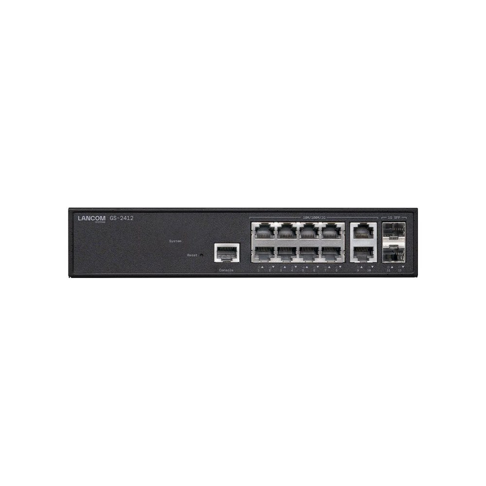 Lancom Systems LANCOM GS-2412 - switch - 12 portar - Administrerad - rackmonterbar