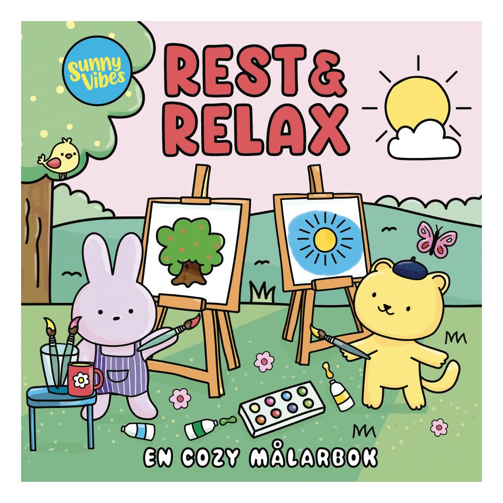 Tukan Förlag Målarbok : Cozy Rest & Relax