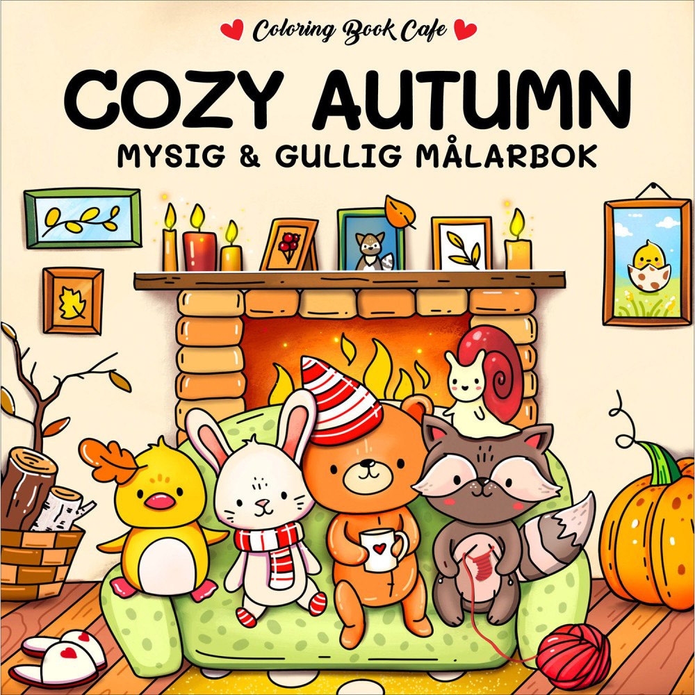 Legind Målarbok : Cozy Autumn
