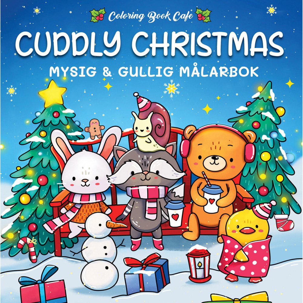 Legind Målarbok : Cozy Cuddly Christmas