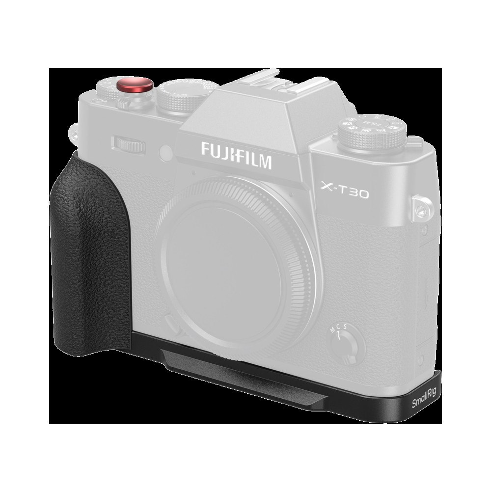 SMALLRIG SmallRig 5663 L-Shaped Mount Plate with Silicone Handle for FUJIFILM X-T30 / T30 II / T30 III Black
