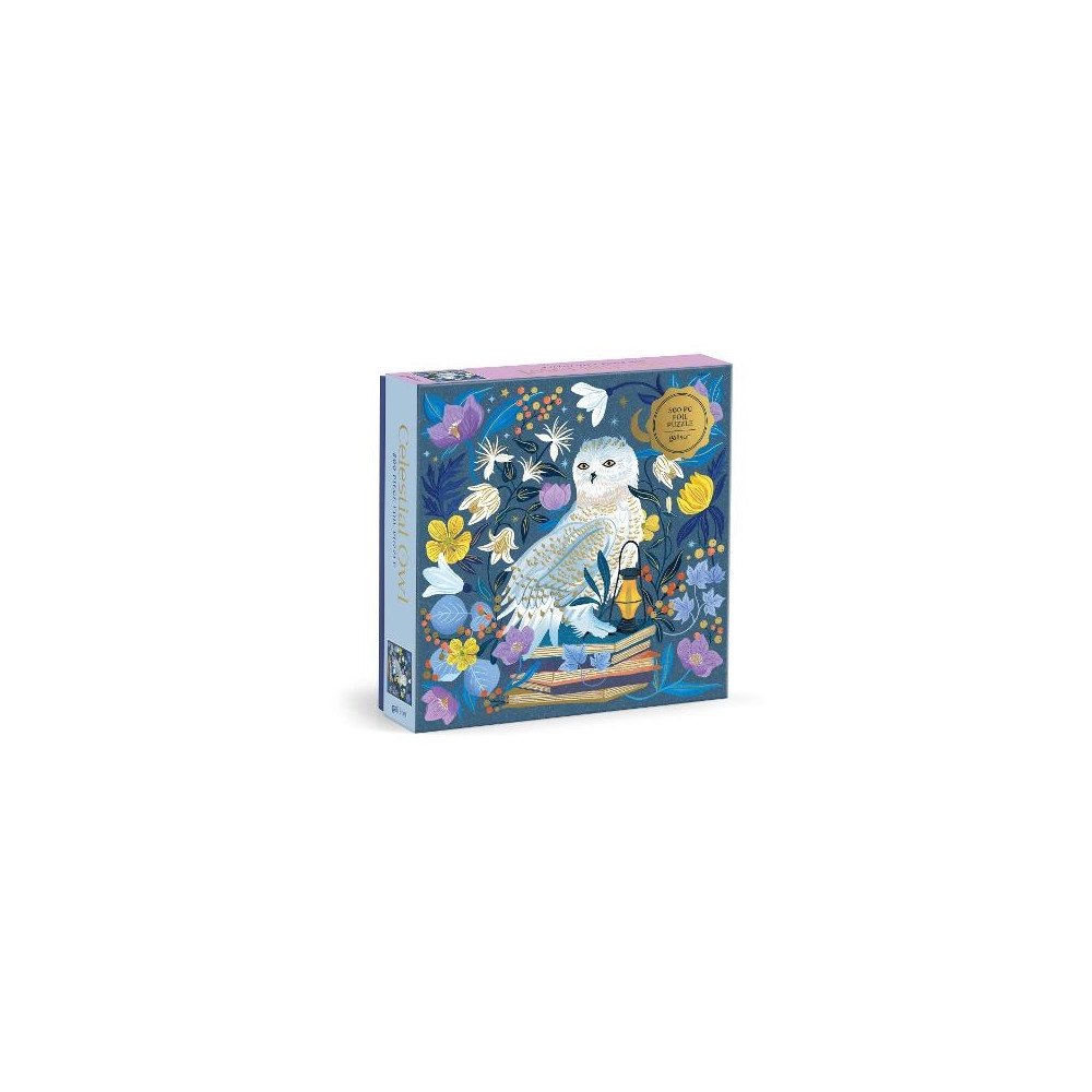 Galison Celestial Owl 500 Piece Foil Puzzle