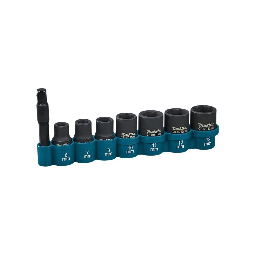 Makita Makita impact socket and adapter set - 8 delar