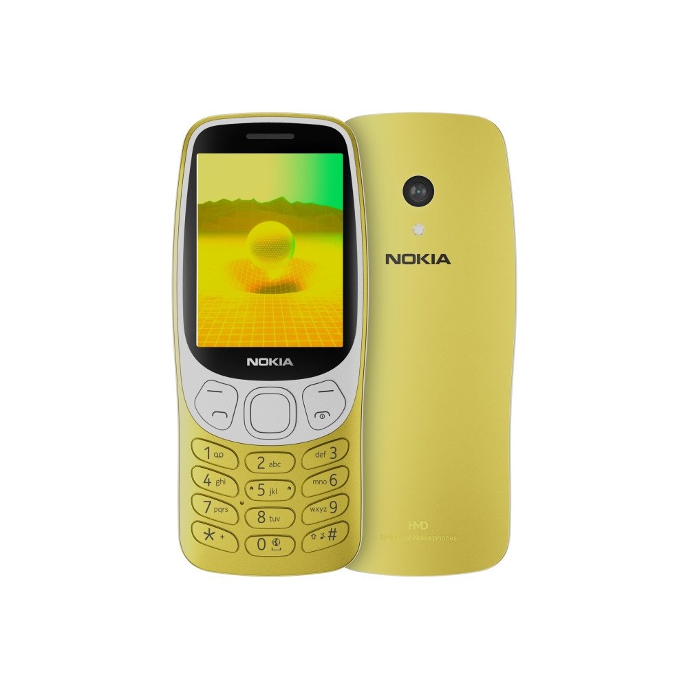 HMD Global Nokia 3210 - Y2K gold - 4G funktionstelefon - 128 MB - GSM