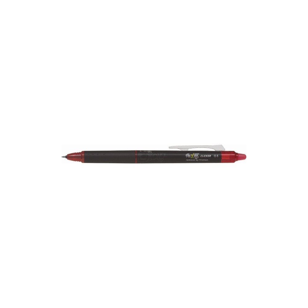 Pilot Pen Rollerpen, Pilot FriXion Point Clicker, 0,5 mm, rød, pakke a...