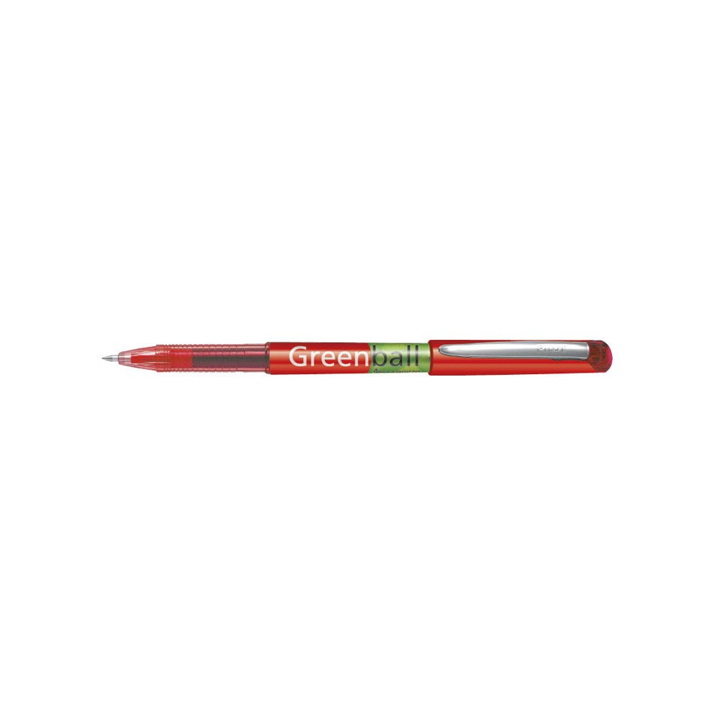 Pilot Pen Rollerpen, Pilot BeGreen Greenball, 0,7 mm, rød, pakke a 10...