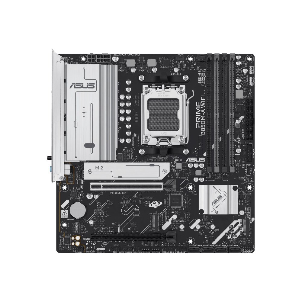 ASUS ASUS PRIME B850M-A WIFI - moderkort - micro ATX - Socket AM5 - AMD B850