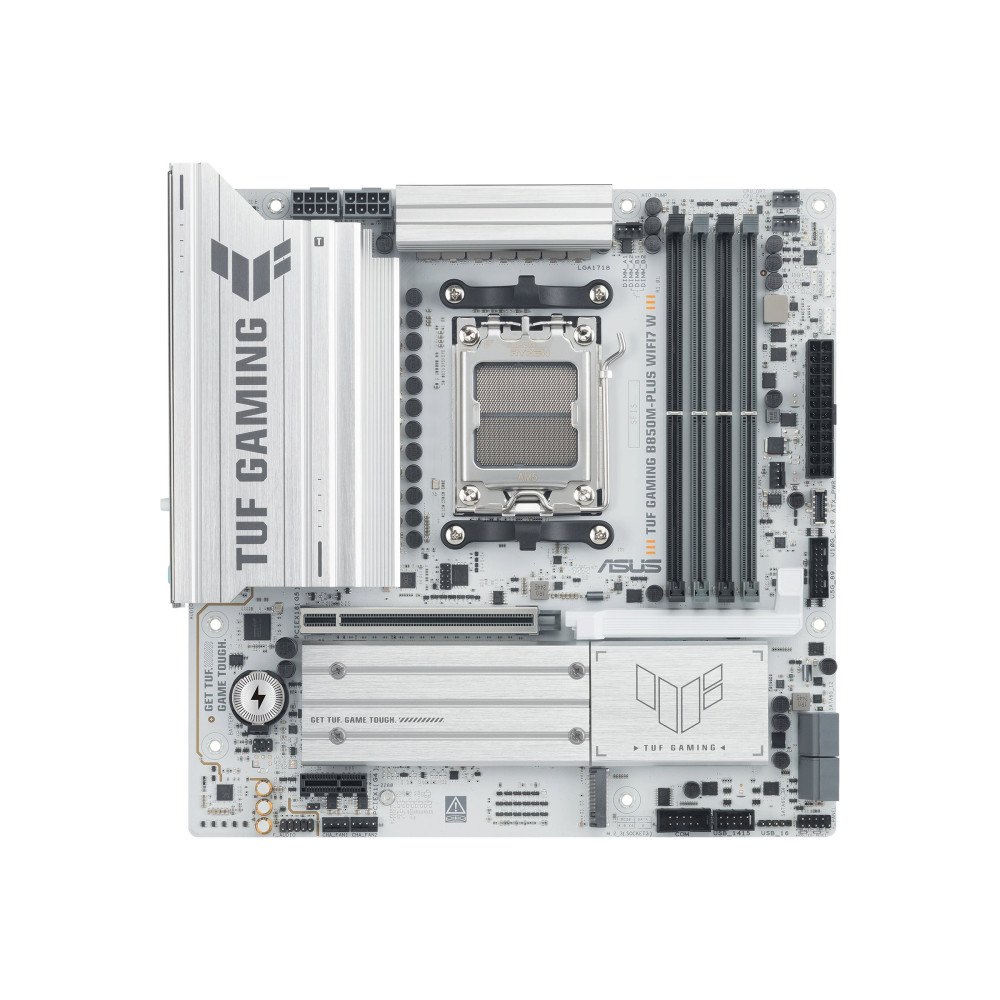 ASUS ASUS TUF GAMING B850M-PLUS WIFI7 W - moderkort - micro ATX - Socket AM5 - AMD B850