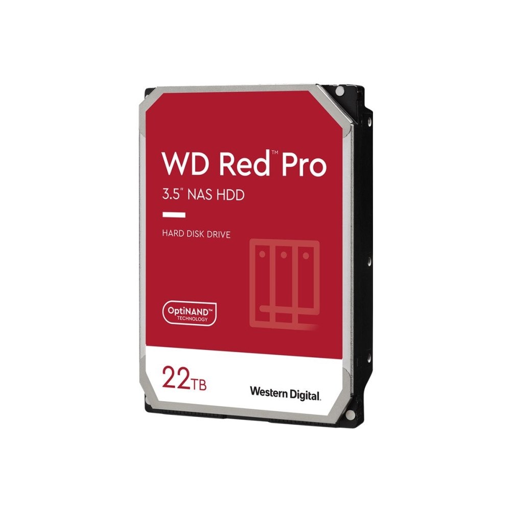 Western Digital WD Red Pro WD221KFGX - hårddisk - 22 TB - SATA 6Gb/s