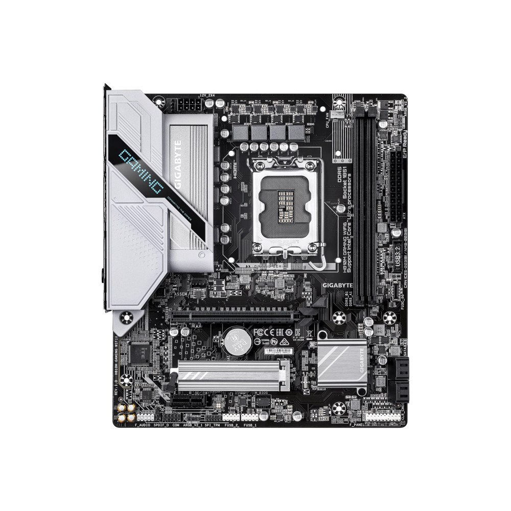 Gigabyte Gigabyte H810M GAMING WIFI6 - moderkort - micro ATX - LGA1851-uttag - H810
