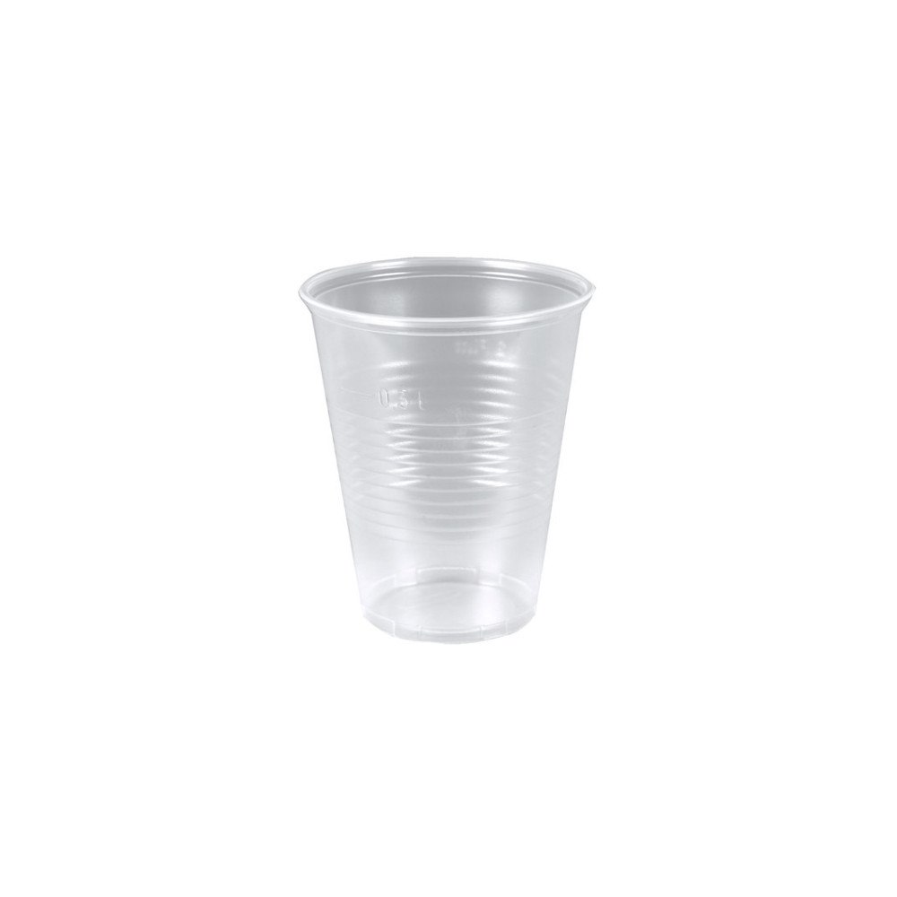 Øvrige Plastikglas blød 30cl PP (øl) 50stk/ps (målestreg 0,3) Trans...