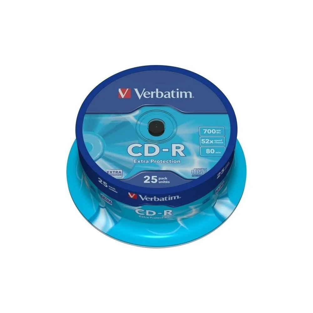 VERBATIM Verbatim CD-R Extra Protection - CD-R x 25 - 700 MB - lagringsmedier
